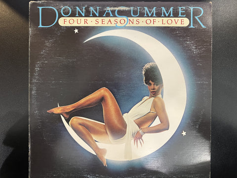 Donna Summer – Four Seasons Of Love - VG LP Record 1976 Casablanca Canada Vinyl + Calendar Poster - Disco