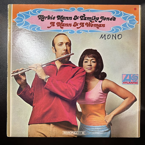 Herbie Mann & Tamiko Jones – A Mann & A Woman - VG LP Record Atlantic USA Vinyl - Bossa Nova / Soul-Jazz / Latin Jazz / Easy Listening