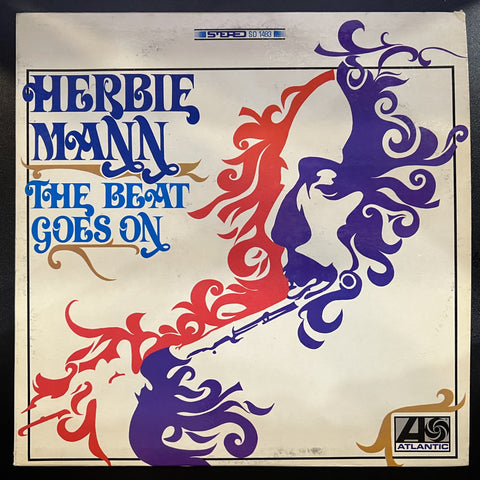 Herbie Mann – The Beat Goes On - Mint- LP Record 1967 Atlantic Pink/White/Tan Label USA Vinyl - Soul-Jazz / Afro-Cuban Jazz / Jazz-Funk