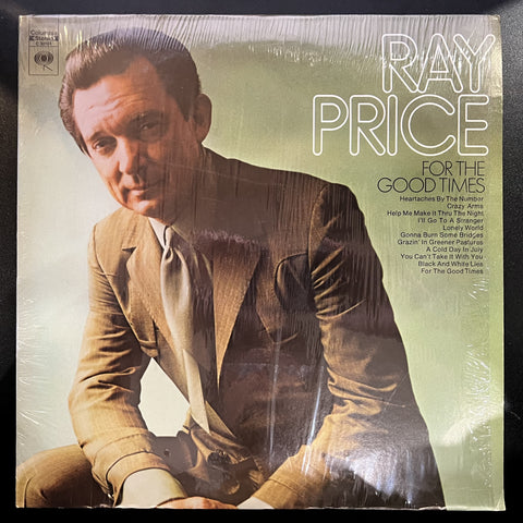 Ray Price – For The Good Times - VG+ LP Record 1970 Columbia USA Vinyl - Country