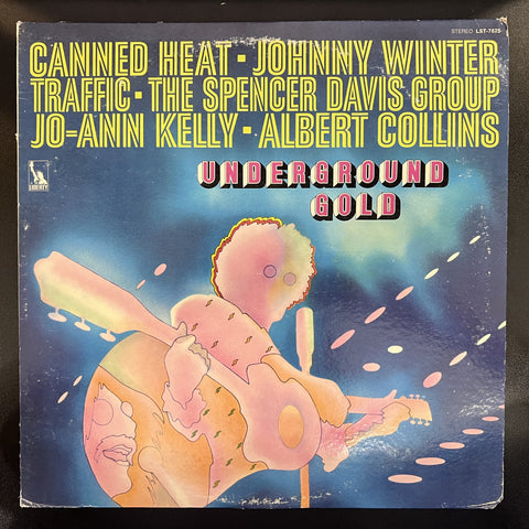 Various – Underground Gold - Mint- LP Record 1970 Liberty USA Vinyl - Blues Rock / Psychedelic Rock / Texas Blues