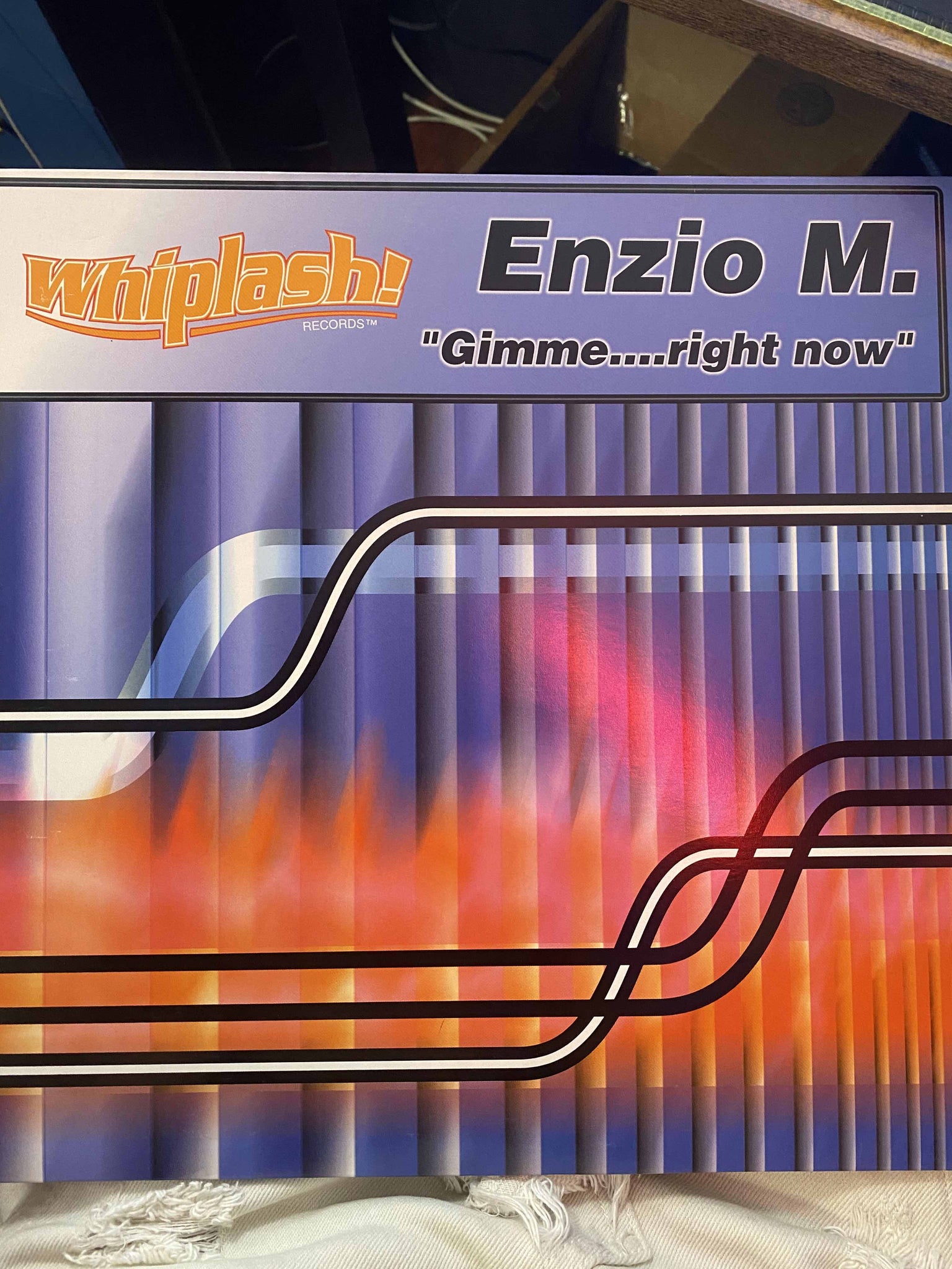 Enzio M. – Gimme.... Right Now - New 12" Single Record 1999 Whiplash! Netherlands Vinyl - Trance - Shuga Records