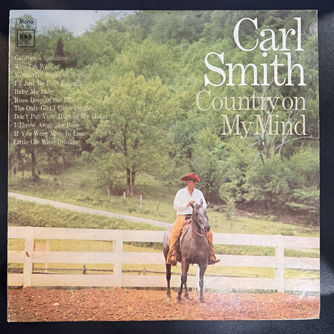 Carl Smith – Country On My Mind - Mint- LP Record 1968 Columbia USA Vinyl - Country