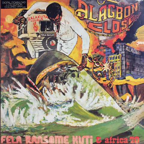 Fela Ransome Kuti & Africa 70 ‎– Alagbon Close (1974) - New Vinyl Record 2017 Knitting Factory Records Limited Edition Reissue on Gold Vinyl with Download - Funk / Afrobeat