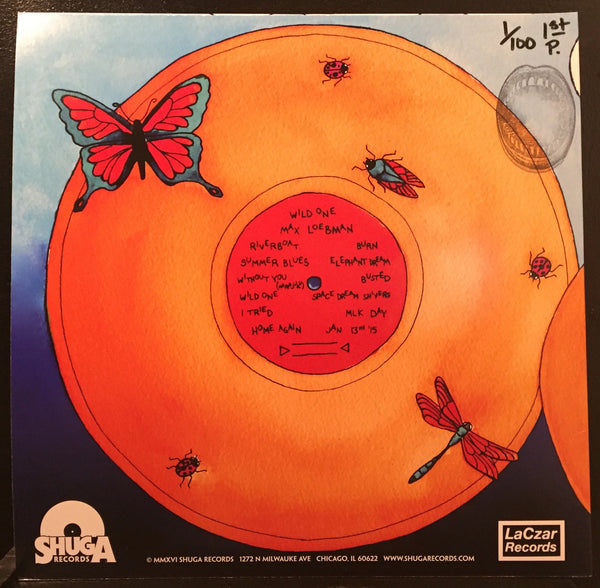 Max Loebman - Wild One -  New LP Record 2016 Shuga Records Blue Cotton Candy Vinyl Numbered & Signed - Chicago Rock / Alternative Rock