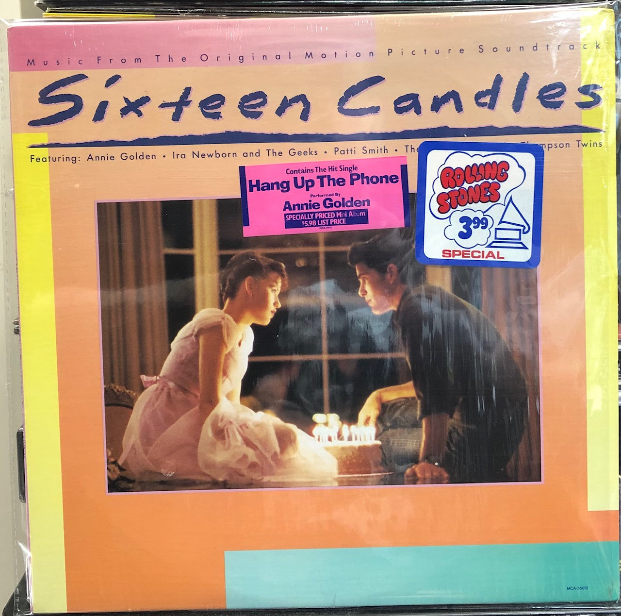 Various – Sixteen Candles: Music From The Original Motion Picture - Mint- LP Record 1984 MCA USA Promo Vinyl - Soundtrack - Shuga Records