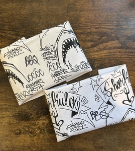 Sharkula – BBQ Fingaprints - New Limited Edition Hand Labeled Cassette 2021 Self Released Tape - Chicago Local Hip Hop / Experimental