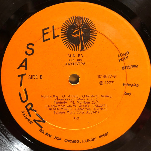 Sun Ra And His Arkestra - My Favorite Things - VG+ LP Record 1977 El Saturn USA RARE (One of One of Kind 1/1) Handmade Shower Curtain Jacket - Jazz / Free Jazz - Shuga Records