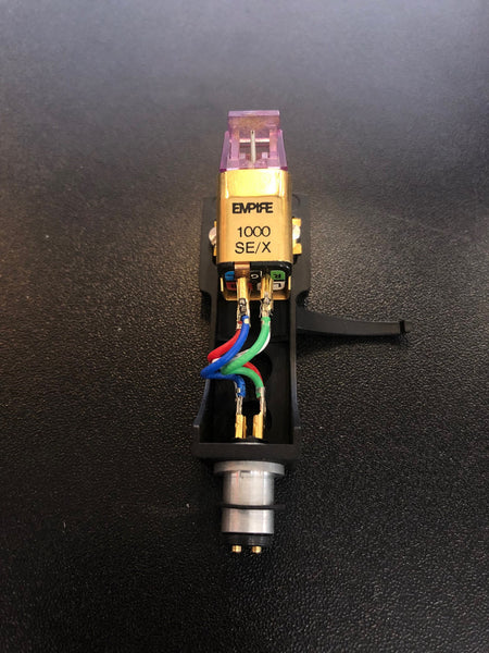 Vintage Empire 1000 SE/X Gold Cartridge & OEM Stylus & New Headshell - Shuga Records
