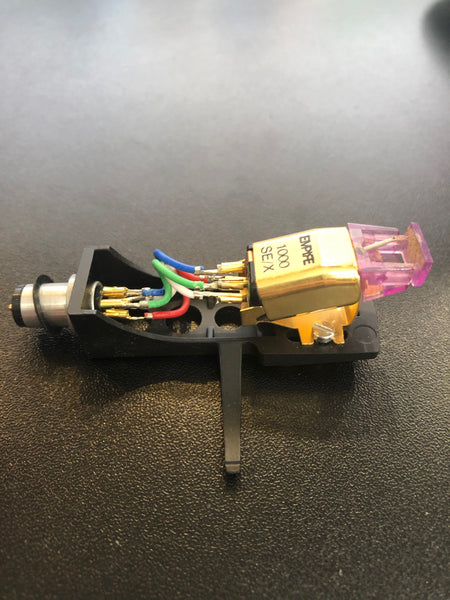 Vintage Empire 1000 SE/X Gold Cartridge & OEM Stylus & New Headshell - Shuga Records