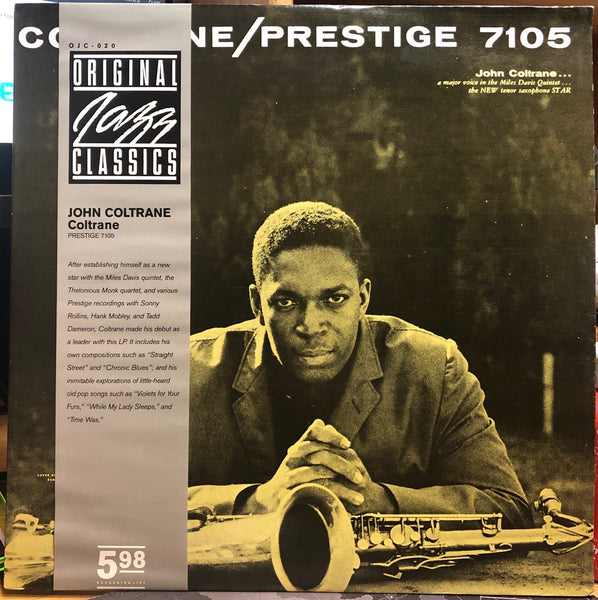 John Coltrane – Coltrane (1957) - Mint- LP Record 1982 Prestige USA Vinyl - Jazz / Hard Bop - Shuga Records