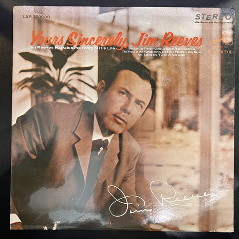Jim Reeves – Yours Sincerely, Jim Reeves - New LP Record 1966 RCA Victor USA Vinyl - Country