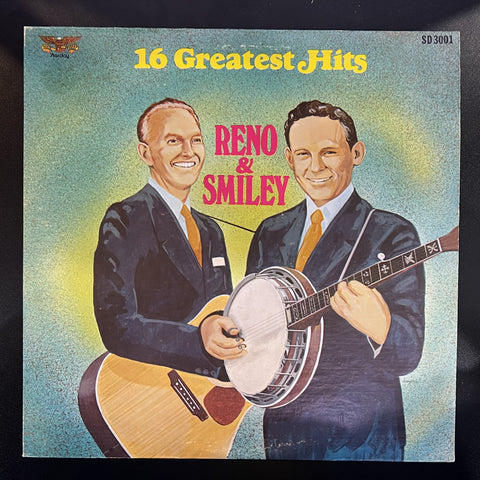 Reno And Smiley – 16 Greatest Hits - VG+ LP Record Starday USA Vinyl - Country