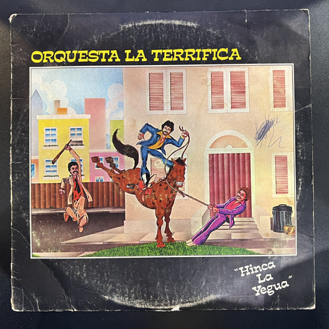 Orquesta La Terrifica – Hinca La Yegua - VG- LP Record 1981 Artomax Puerto Rico Vinyl - Salsa / Cha-Cha / Bolero