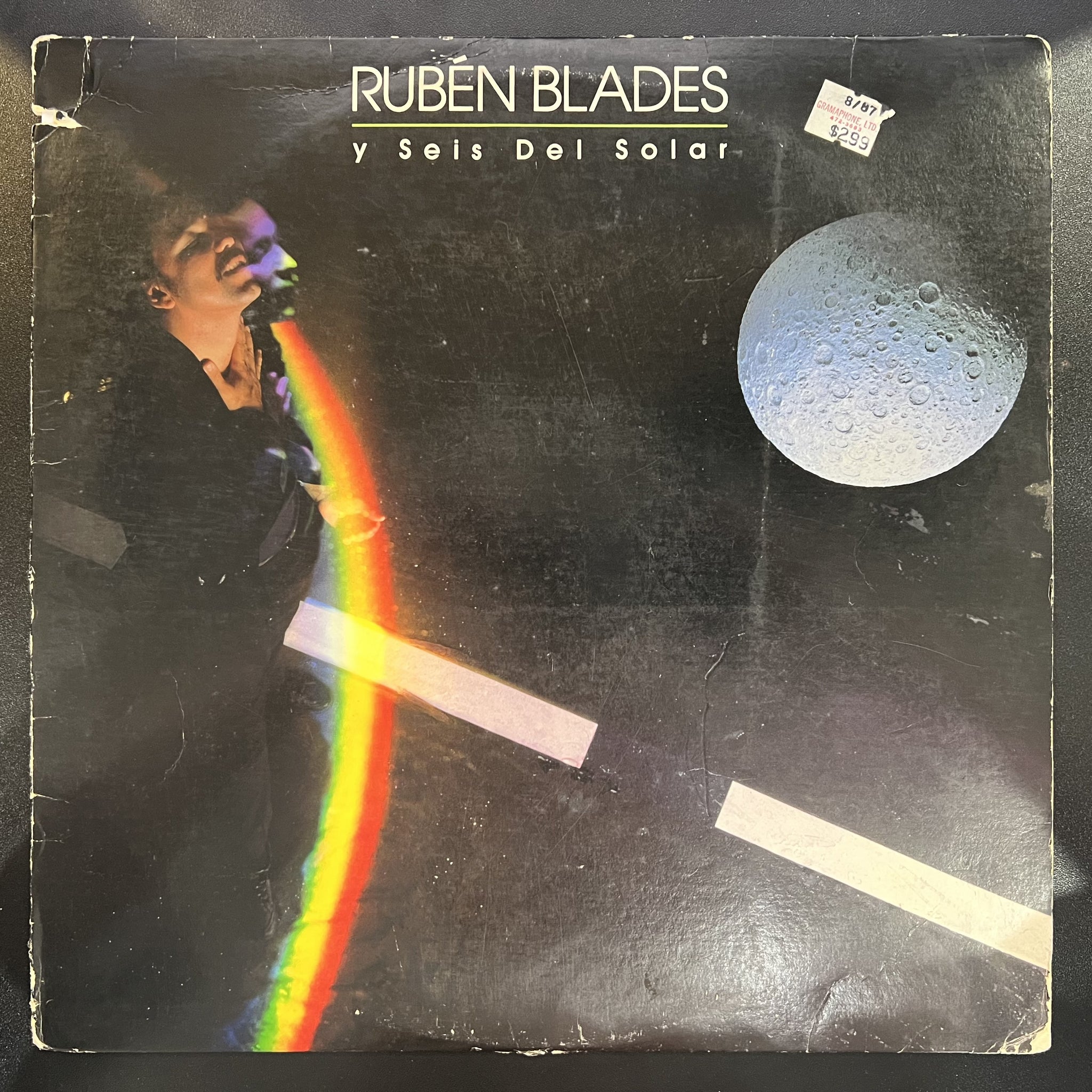 Rubén Blades Y Seis Del Solar – Agua De Luna (Moon Water) - VG- LP Record 1987 Elektra USA Vinyl - Salsa / Guaracha