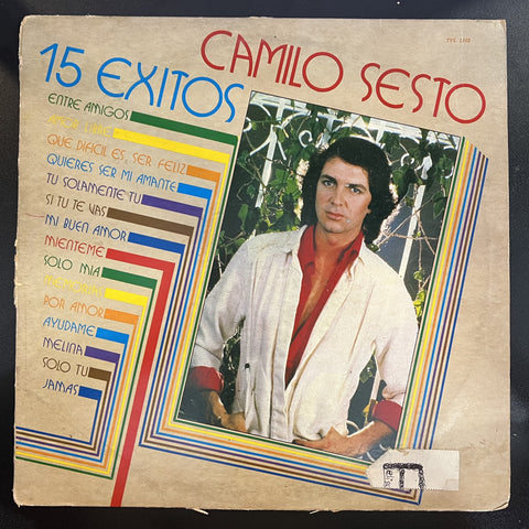 Camilo Sesto – 15 Exitos - VG LP Record 1980 Tvo USA Vinyl - Latin / Pop