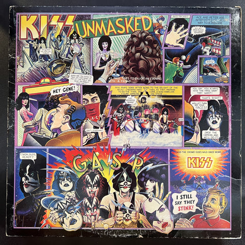 Kiss – Unmasked - VG- LP Record 1980 Casablanca USA Vinyl - Hard Rock / Pop Rock