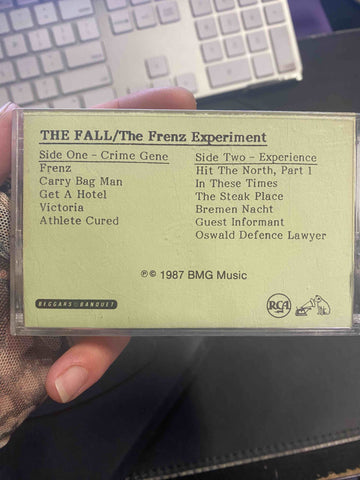 The Fall - The Frenz Experiment - Used Promo Cassette 1987 BMG Tape - Experimental Rock / Alternative Rock