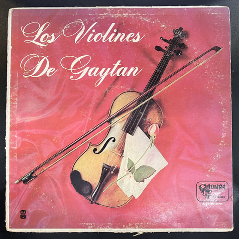 Orquesta Eddy Gaytán – Los Violines De Gaytan - VG LP Record Producciones Gema USA Vinyl - Latin