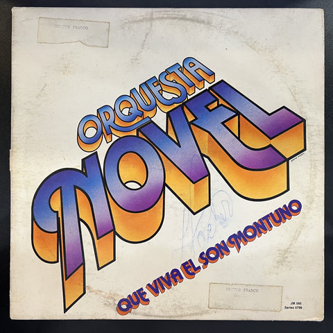 Orquesta Novel – Que Viva El Son Montuno - VG- LP Record 1980 Fania USA Vinyl - Son Montuno / Salsa / Bolero / Descarga / Charanga
