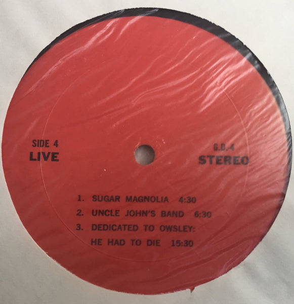 The Grateful Dead ‎– Live Dead Fillmore West - VG+ 2 Lp Set 1971 USA - Rock / Blues / Psych - Shuga Records
