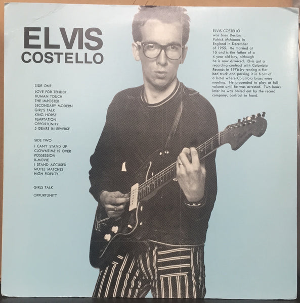 Elvis Costello And The Attractions ‎– Deluxe - Mint- Stereo USA Live 1980's - Rock New Wave - Shuga Records