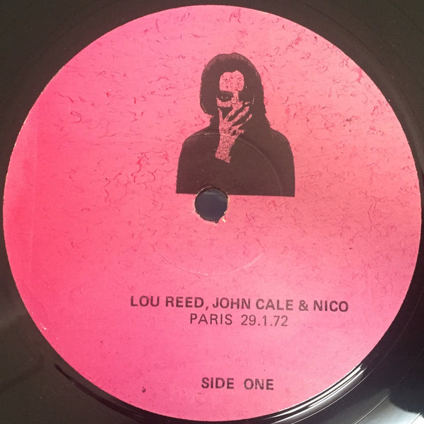 Lou Reed John Cale & Nico Velvet Underground - Paris 29.1.72 - Mint- 1980 Italy Import Live at Le Bataclan France January 29th 1972 - Rock - Shuga Records