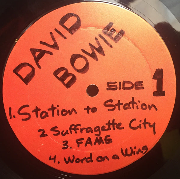 David Bowie ‎– The Thin White Duke Live at Nassau Coliseum NY 1976 - VG+ 2xLp Record 1977 USA (Unofficial Release, Hand Drawn Backside Cover & Labels) - Rock - Shuga Records