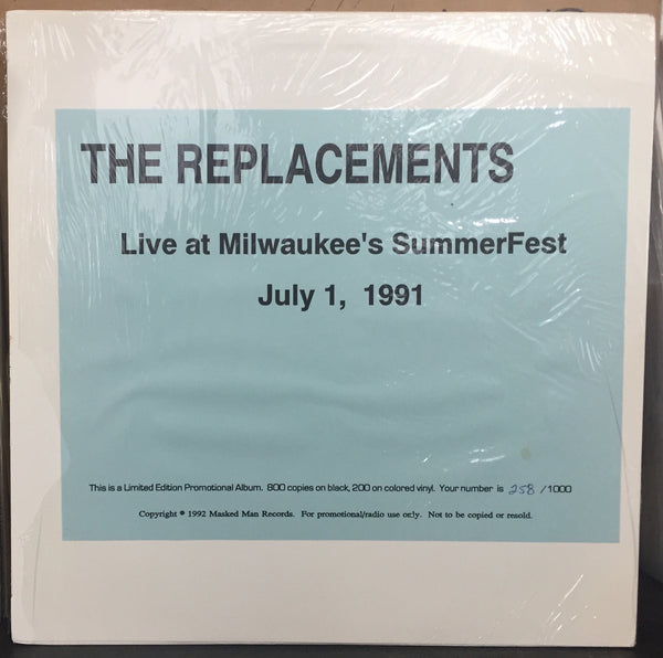 The Replacements - Stink Live / Live at Milwaukee's Summerfest July 1 1991 - Shuga Records