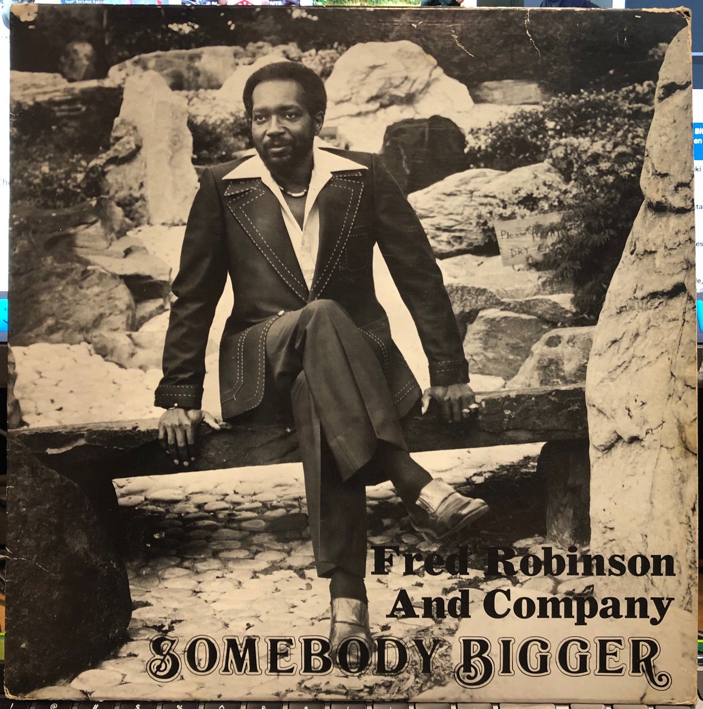 Fred Robinson And Company – Somebody Bigger - Mint- LP Record 1976 Mr. Chip USA Vinyl - Soul / Funk / Gospel