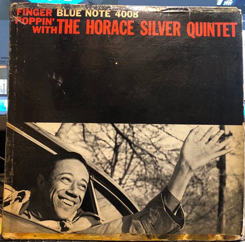 The Horace Silver Quintet – Finger Poppin' With The Horace Silver Quintet - VG (VG- cover) LP Record 1959 Blue Note USA Mono Vinyl - Jazz / Hard Bop