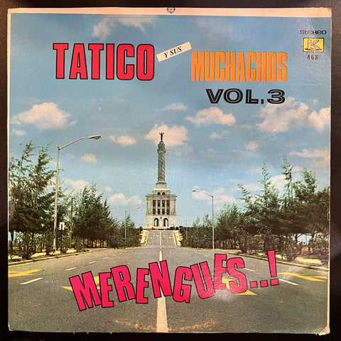 Tatico Y Sus Muchachos – Merengues..! Vol. 3 - VG- LP Record Kubaney USA Vinyl - Merengue