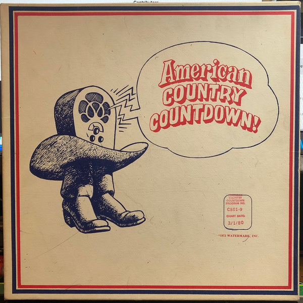 Various – American Country Countdown 3/1/80 - VG+ 3 LP Record Box Set 1980 Watermark USA Transcription Vinyl & Cue Sheets - Country / Radioplay - Shuga Records