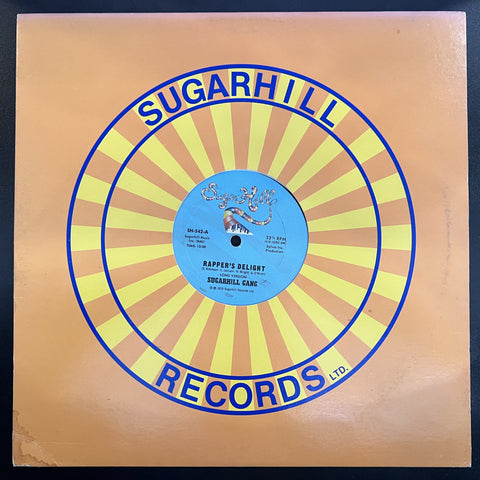 Sugarhill Gang – Rapper's Delight - VG- 12" Single Record 1979 Sugar Hill USA Vinyl - Hip Hop / Disco