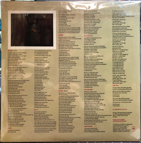 Billy Joel - 52nd Street - New LP Record 1978 Columbia USA Vinyl - Pop Rock / Soft Rock - Shuga Records
