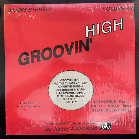 Jamey Aebersold – Groovin' High - VG+ LP Record 1988 JA USA Vinyl - Jazz