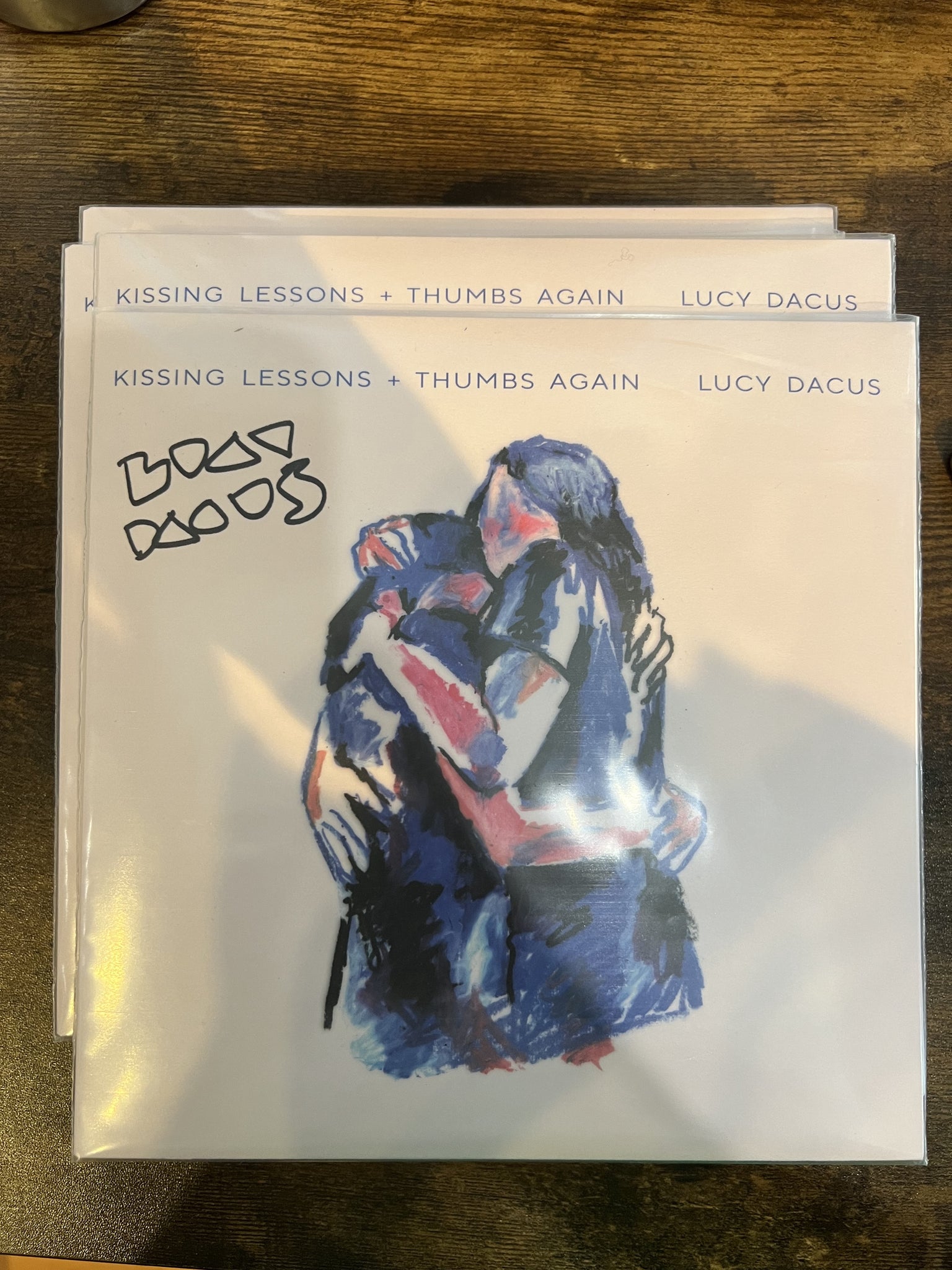 Signed Autographed - Lucy Dacus - Kissing Lessons + Thumbs Again - New 7" Single Record 2022 Matador Vinyl - Indie Pop - Shuga Records