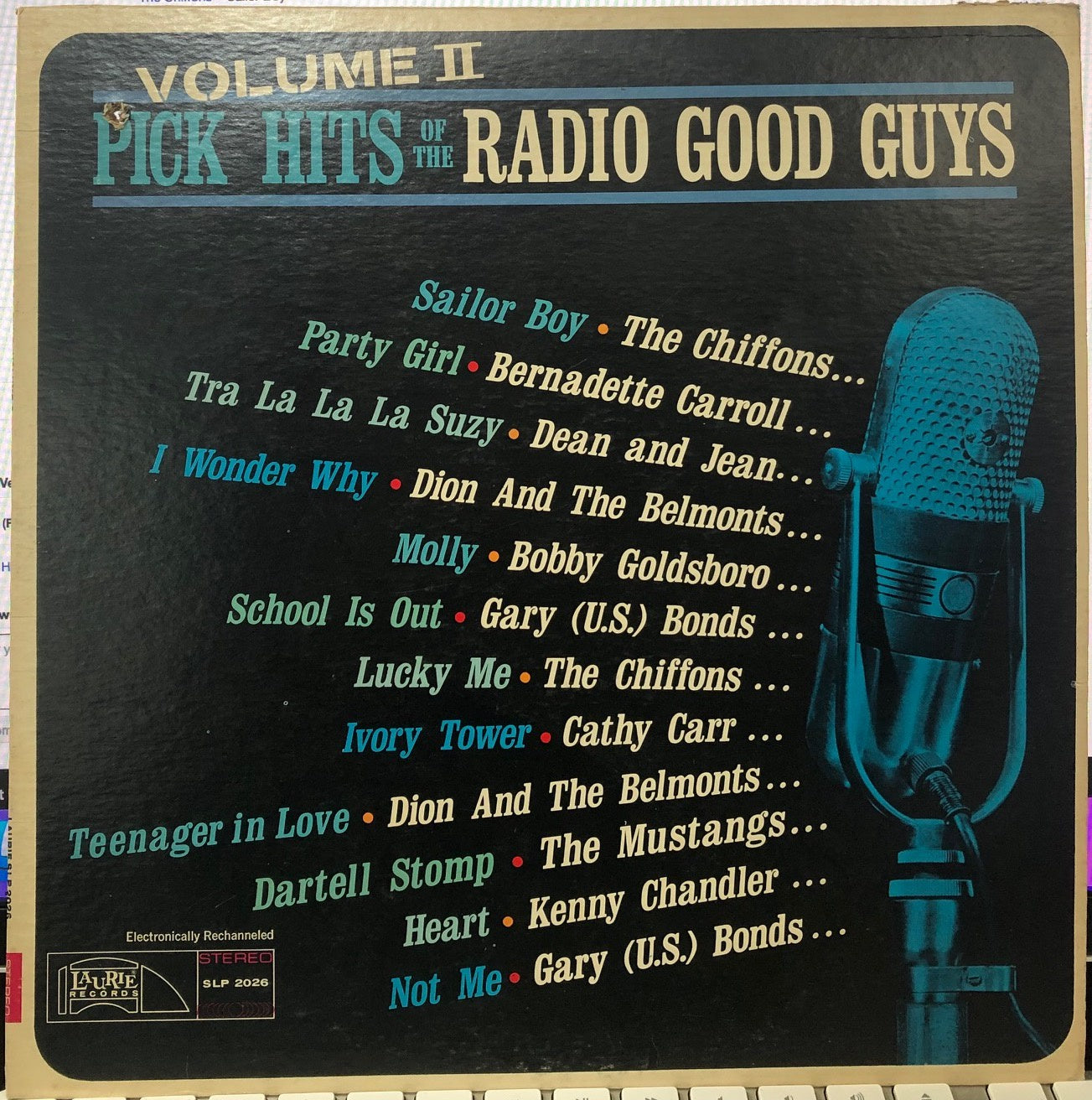 Various – Radio Good Guys, Volume II - VG+ LP Recrd 1963 Laurie USA Vinyl - Pop Rock / Rhythm & Blues