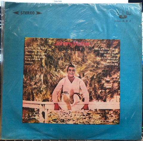 Johnny Mathis – Love Is Blue - VG+ LP Record 1968 Chung Sheng Taiwan Vinyl - Pop