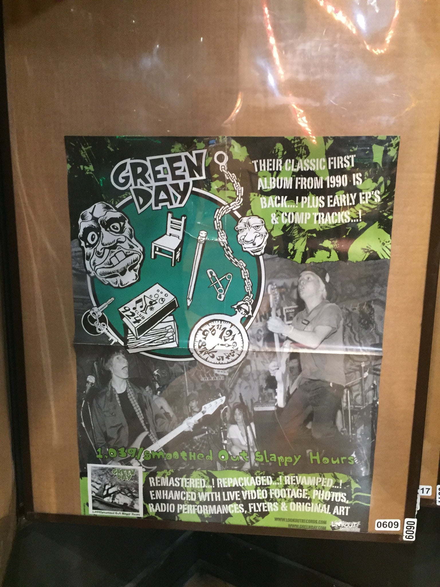 Green Day – 1,039 Smoothed Out Slappy Hours - 2004 Promo Poster p0609 - Shuga Records
