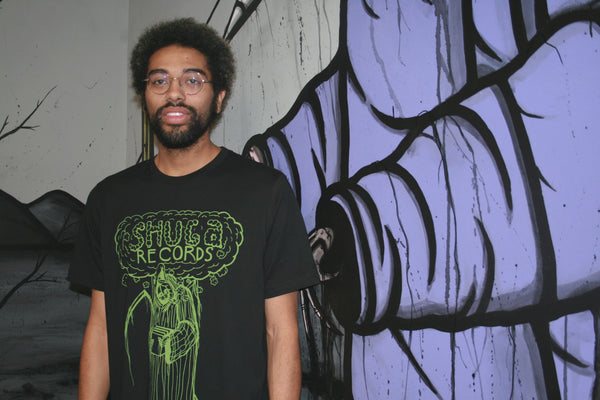 Uncle Harvey - Shuga Records Winter 2018 Repress on Green on Black T-Shirt - Shuga Records