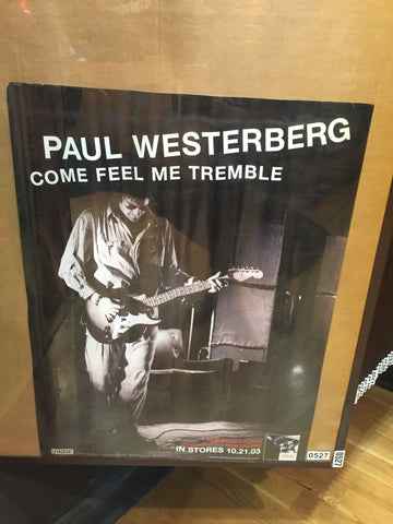 Paul Westerberg – Come Feel Me Tremble - 2003 Poster p0527