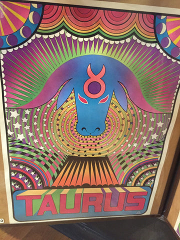 Taurus - Zodiac Sign - 1970 Poster p0530