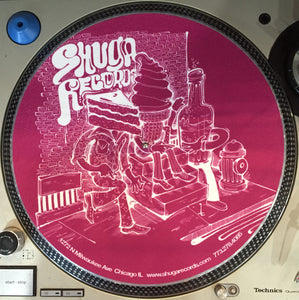 Shuga Records 2015 Limited Edition Vinyl Record Slipmat Fuchsia Dessert Street People