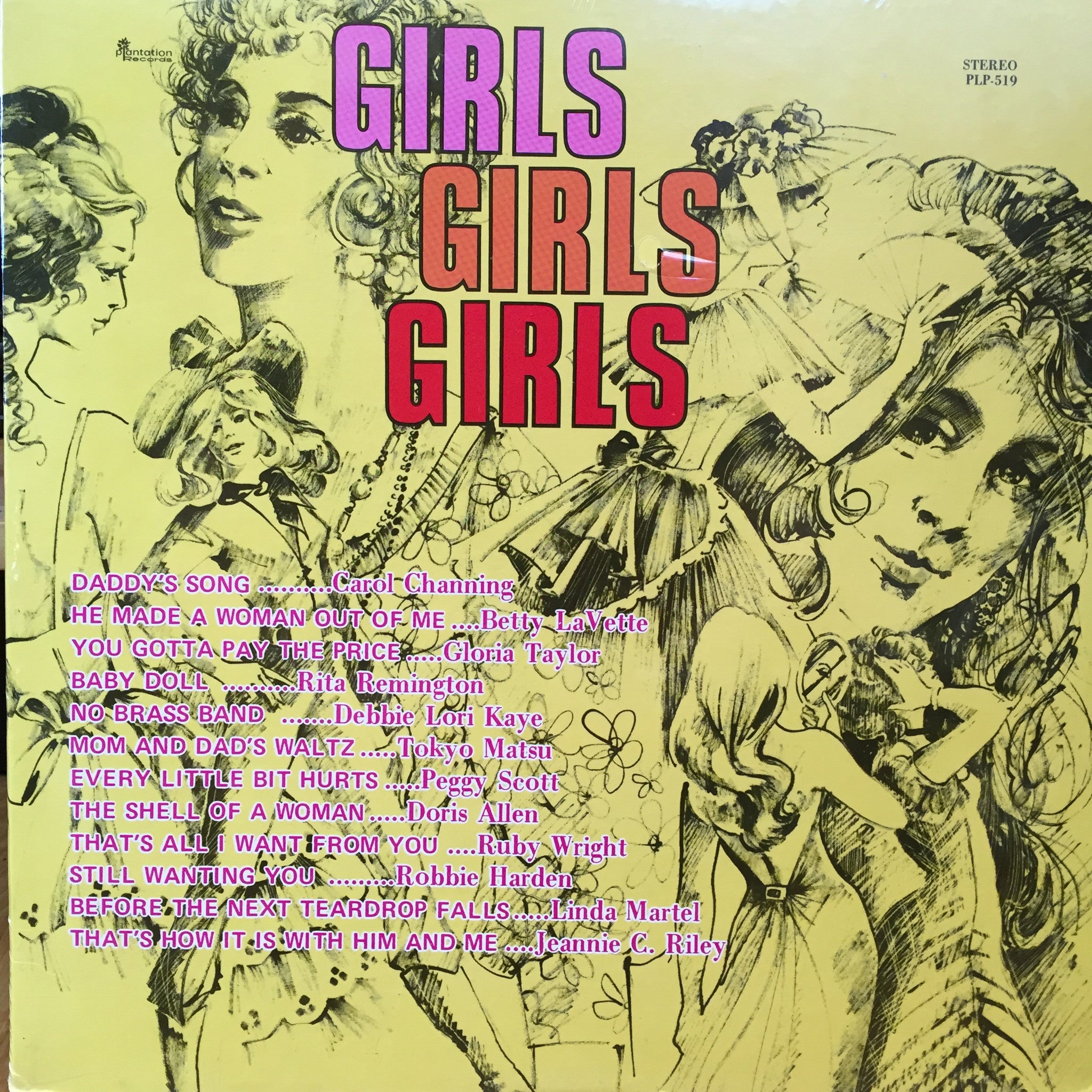 Various ‎– Girls, Girls, Girls - New Vinyl (1977 Original Press USA) - Soul/R&B - Shuga Records