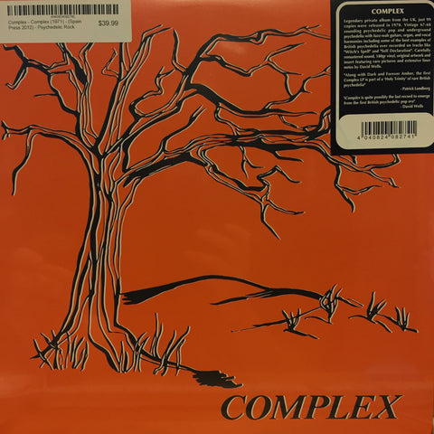 Complex - Complex (1971) - (Spain Press 2012) - Psychedelic Rock