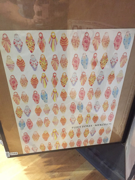 Fleet Foxes – Sun Giant 2008- 18x24 Double Sided Album Promo Poster - p0567 - Shuga Records