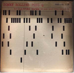 激レアPrestigeオリジ美盤‼️Sonny Rollins+4 NYCレーベル Sonny Rollins – Plus 4 - VG+ LP Record 1957 Prestige USA Mono