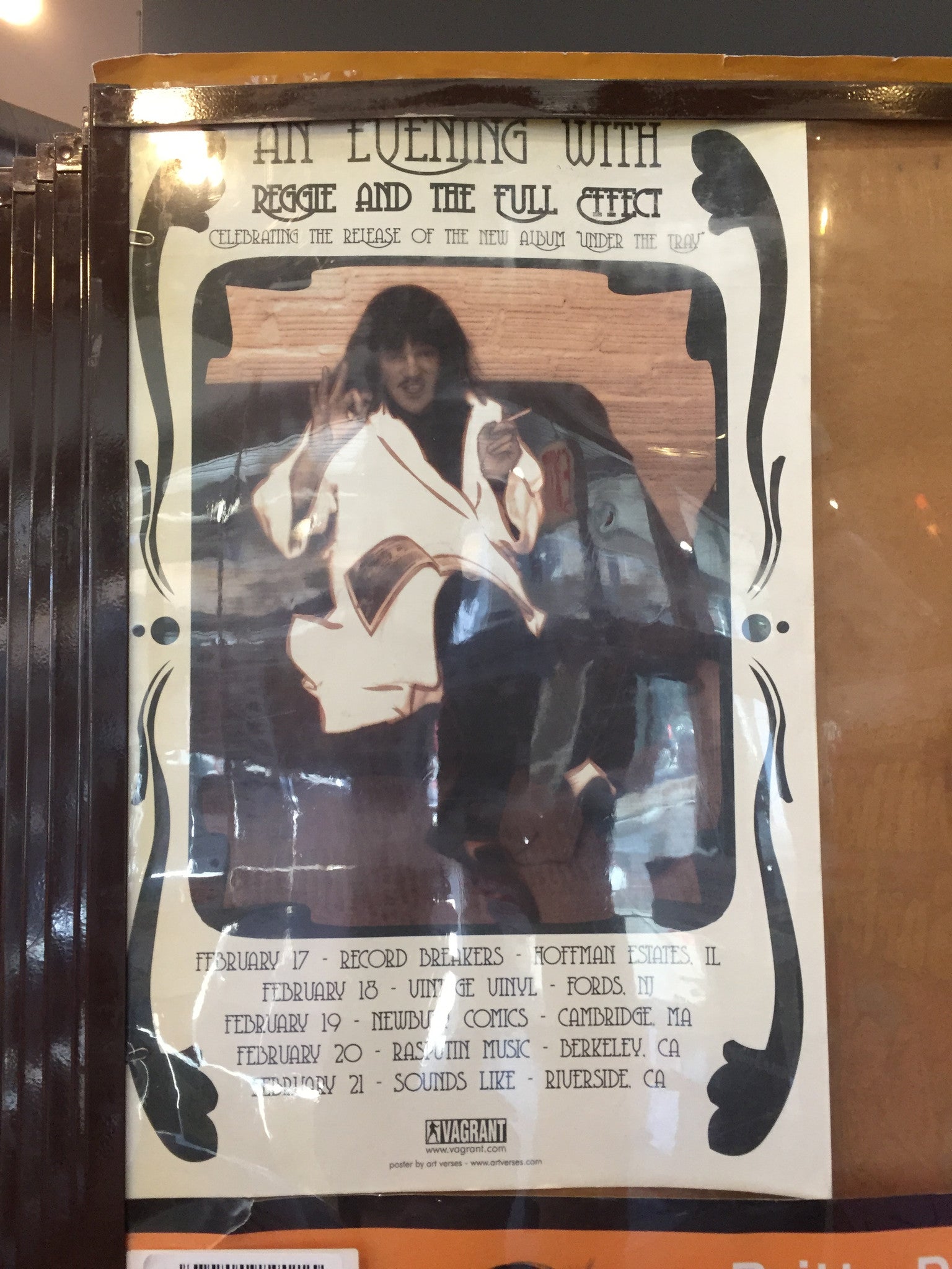 Reggie And The Full Effect - An Evening With - 11" x 17" Promo Poster p0118 - Shuga Records