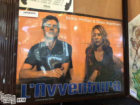 Britta Phillips & Dean Wareham – L'Avventura - 18" x 24" Promo Poster p0118-1